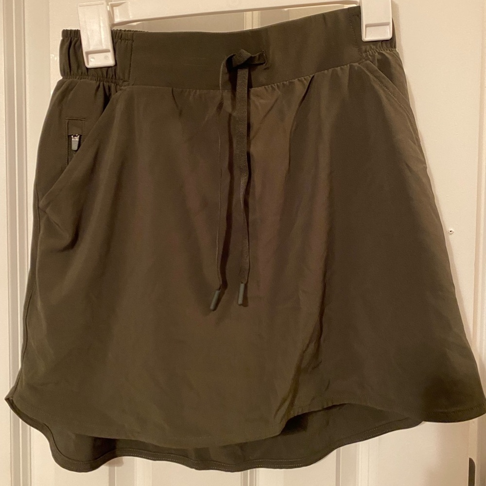 Olive Green Tennis Skirt